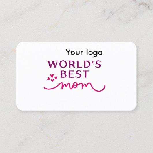 Visitekaartjes moeder best (Voorkant)