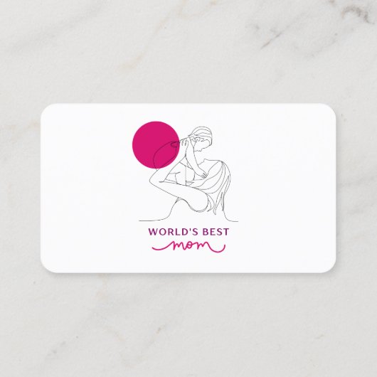 Visitekaartjes moeder best (Achterkant)