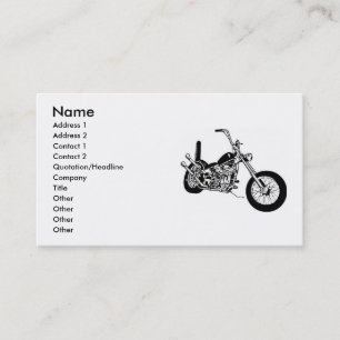 Visitekaartjes motorfietsen