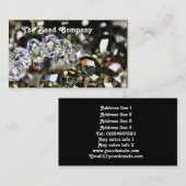 Visitekaartjes mousserende kralen (Voorkant / Achterkant)