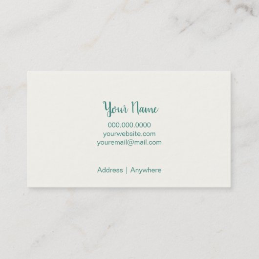 Visitekaartjes Natuur land (Achterkant)