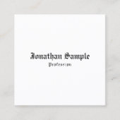 Visitekaartjes nostalgische klassieke Engelse lett (Voorkant)