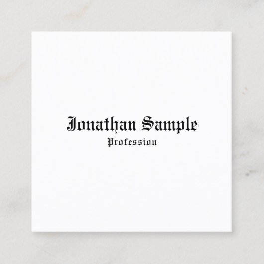 Visitekaartjes nostalgische klassieke Engelse lett (Voorkant)