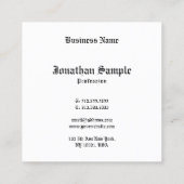 Visitekaartjes nostalgische klassieke Engelse lett (Achterkant)