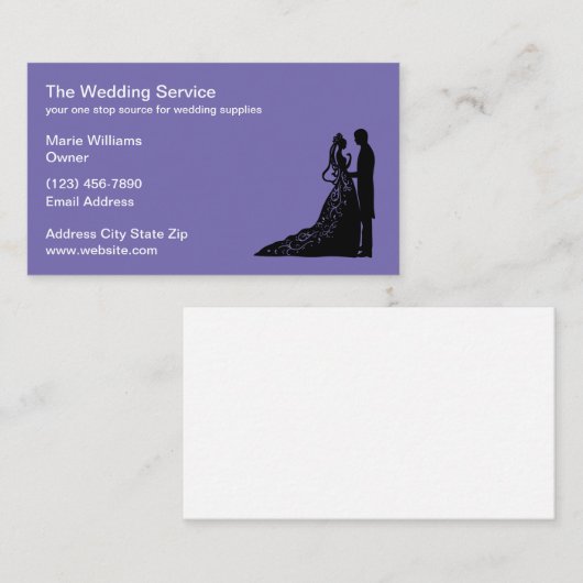 Visitekaartjes ontwerp Sjabloon voor weddenschap (Voorkant / Achterkant)