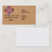 Visitekaartjes ontwerpen uw eigen (Voorkant / Achterkant)
