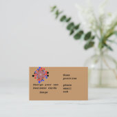 Visitekaartjes ontwerpen uw eigen (Staand voorkant)