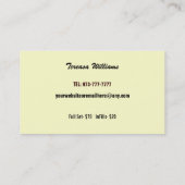 Visitekaartjes Ooglash Extensions (Achterkant)