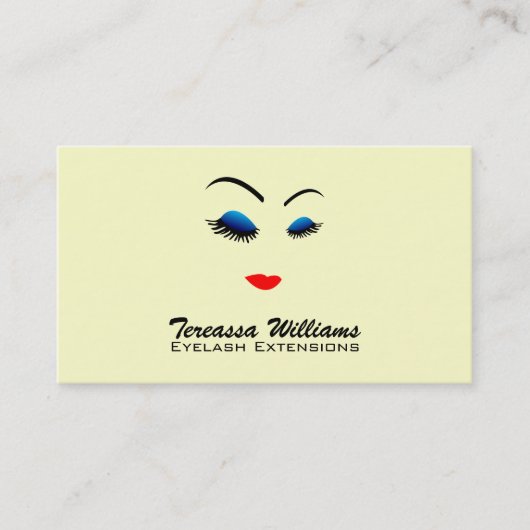 Visitekaartjes Ooglash Extensions (Voorkant)