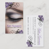 Visitekaartjes Ooglash Extensions Afsprakenkaartje (Voorkant / Achterkant)