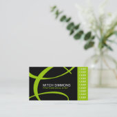 Visitekaartjes op de kaak (Staand voorkant)