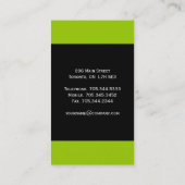 Visitekaartjes op de kaak (Achterkant)