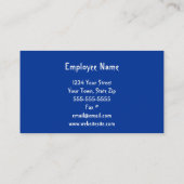 Visitekaartjes op het surfbord (Achterkant)