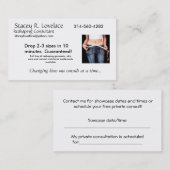 Visitekaartjes opnieuw raadplegen (Voorkant / Achterkant)