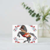 Visitekaartjes, paardenopleiding visitekaartje (Staand voorkant)