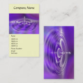 visitekaartjes - Paarse waterval (Voorkant / Achterkant)