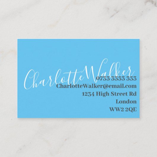 Visitekaartjes - Pas de Professional Two Tone aan (Achterkant)