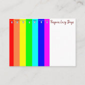 Visitekaartjes, Penguin Lazy Days Visitekaartjes (Voorkant)