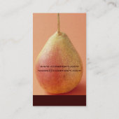 Visitekaartjes peren (Achterkant)