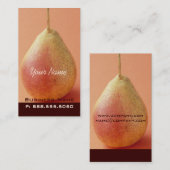 Visitekaartjes peren (Voorkant / Achterkant)