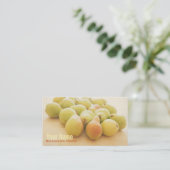 Visitekaartjes peren (Staand voorkant)