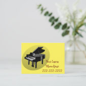 Visitekaartjes, Pianoles Visitekaartjes (Staand voorkant)