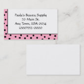 visitekaartjes "Polka Dots" (Voorkant / Achterkant)