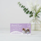 Visitekaartjes: Pommeren D2b Visitekaartje (Staand voorkant)