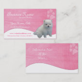 Visitekaartjes: Pommerische puppy Visitekaartje (Voorkant / Achterkant)