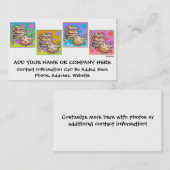 VISITEKAARTJES - Pop Art Cookies (Voorkant / Achterkant)