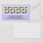 visitekaartjes - Pop Art Eyes, I (Voorkant / Achterkant)