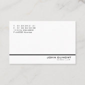 visitekaartjes - Professional (Achterkant)