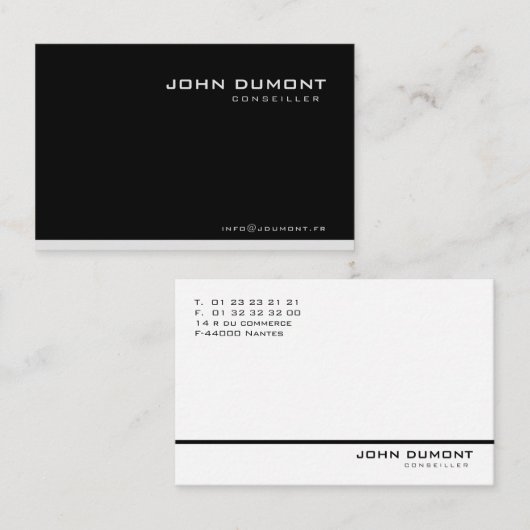 visitekaartjes - Professional (Voorkant / Achterkant)