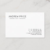 visitekaartjes - Professional (Achterkant)