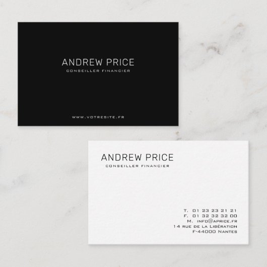 visitekaartjes - Professional (Voorkant / Achterkant)