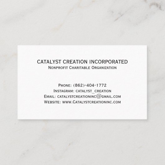 Visitekaartjes QR-code (Achterkant)