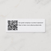 Visitekaartjes QR-code (Achterkant)