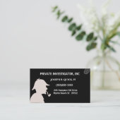 Visitekaartjes rechercheur Private Investigator (Staand voorkant)