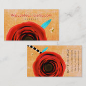 Visitekaartjes Red Rose (Voorkant / Achterkant)