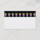 VISITEKAARTJES - REGENBOOG SHOTGLAS (Achterkant)