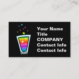 VISITEKAARTJES - REGENBOOG SHOTGLAS