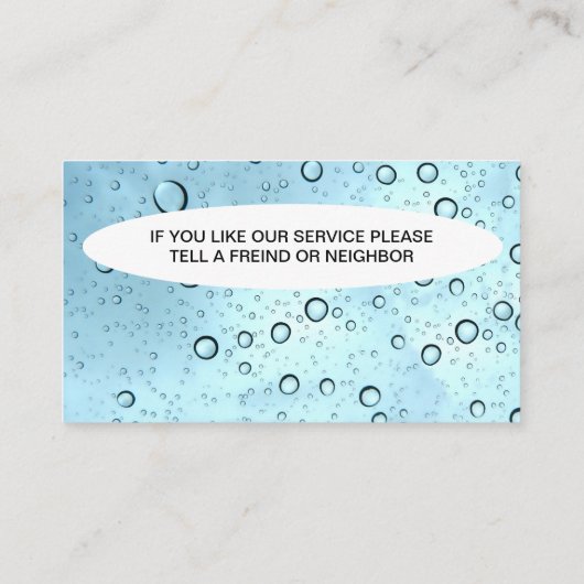 Visitekaartjes reinigen (Achterkant)