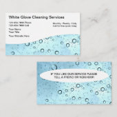 Visitekaartjes reinigen (Voorkant / Achterkant)