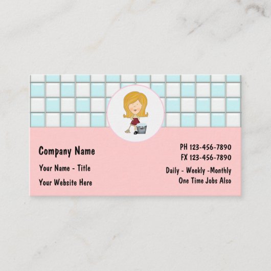 Visitekaartjes reinigen (Voorkant)