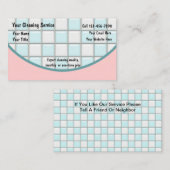 Visitekaartjes reinigen (Voorkant / Achterkant)