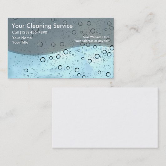 Visitekaartjes reinigen (Voorkant / Achterkant)