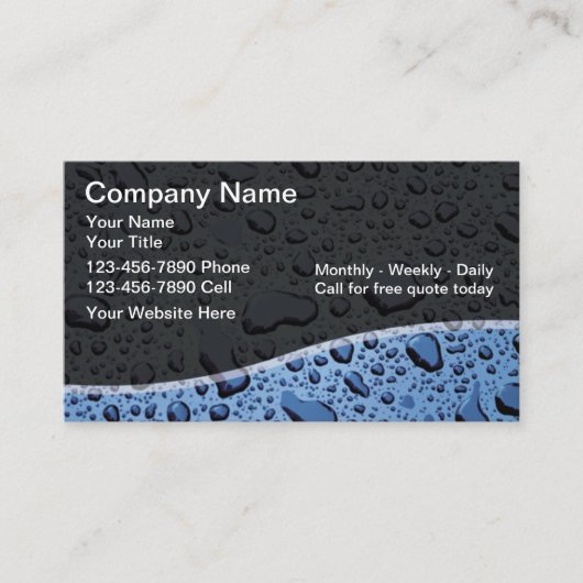 Visitekaartjes reinigen (Voorkant)