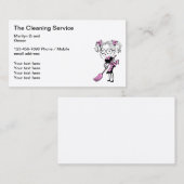 Visitekaartjes Reinigingsdiensten met terugwerkend (Voorkant / Achterkant)