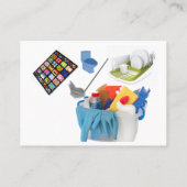 Visitekaartjes, reinigingsdiensten Stripe Visitekaartje (Achterkant)