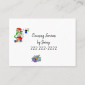 Visitekaartjes, reinigingsdiensten visitekaartje (Voorkant)